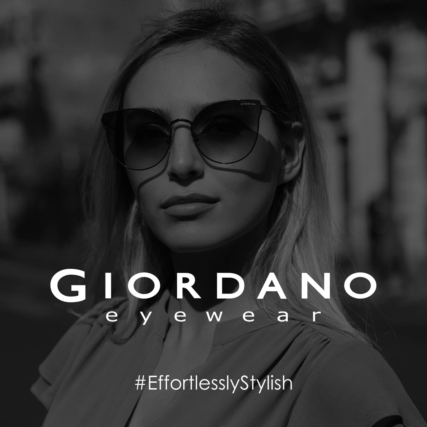 Giordano Stylish And Trendy Sunglasses For Women| Square Polarized Sunglasses 100% UV Protected Use For Girls & Women's - GA90315C02, 50 Mm, Gold