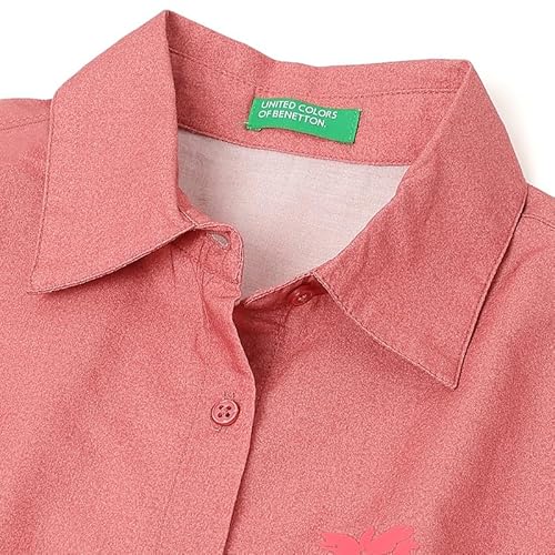 United Colors of Benetton Regular Fit Spread Collar Printed Shirt