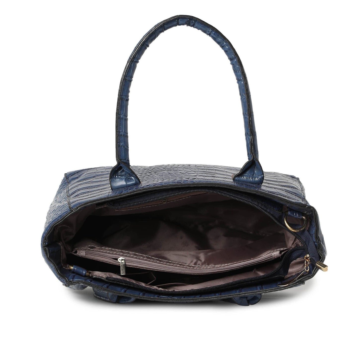 Haute Sauce Women textured blue handbag (HSHB1278)