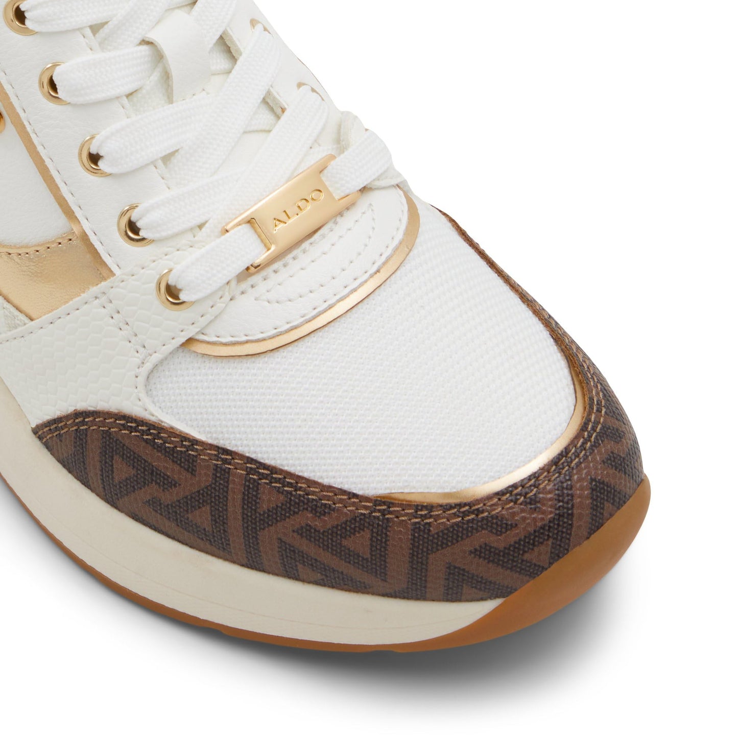 Aldo CAROTERIEL-IN201 Ladies Dark Brown Wedge Sneakers