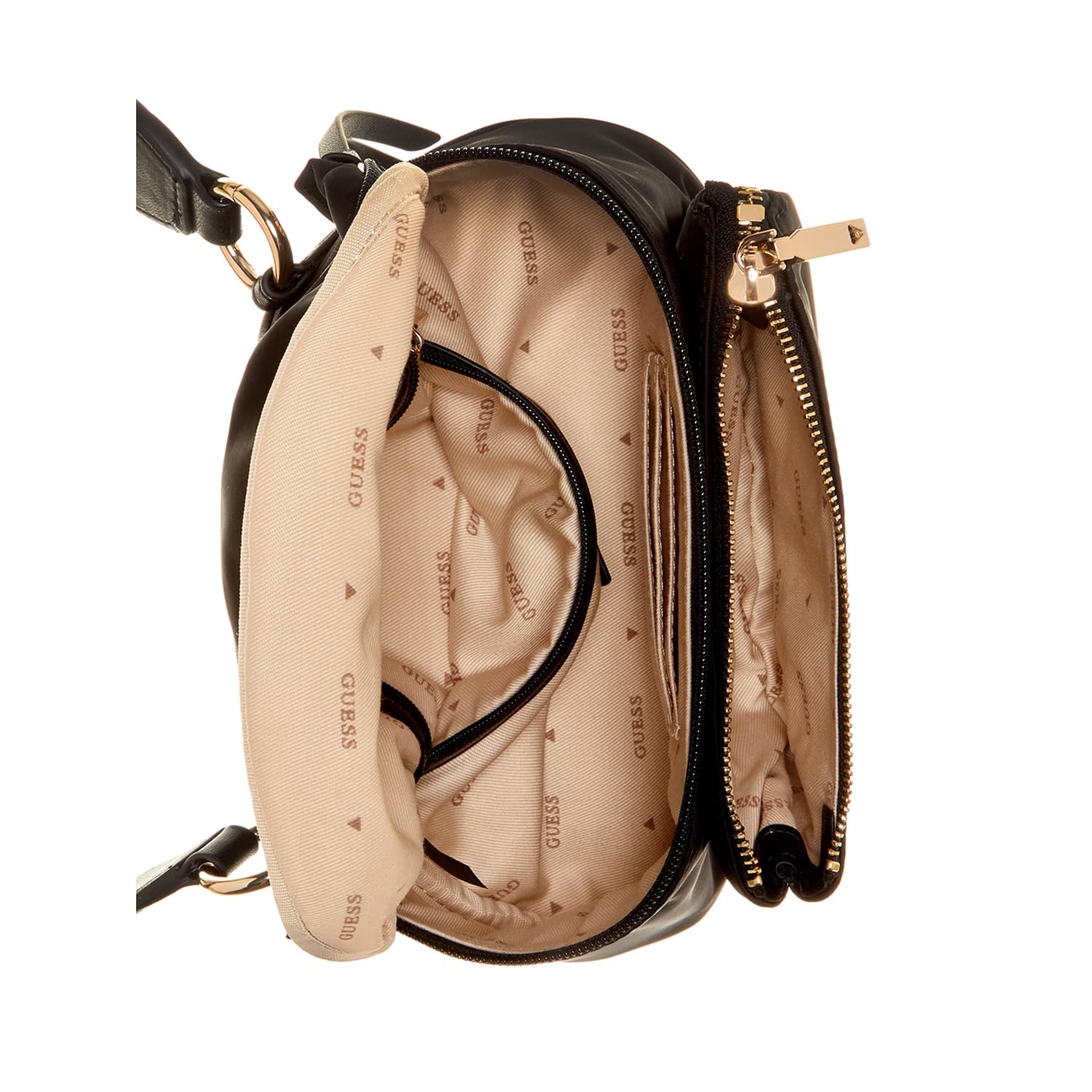 guess mini sling backpack GUESS Women Solid Nylon Power Play Mini Sling Bag