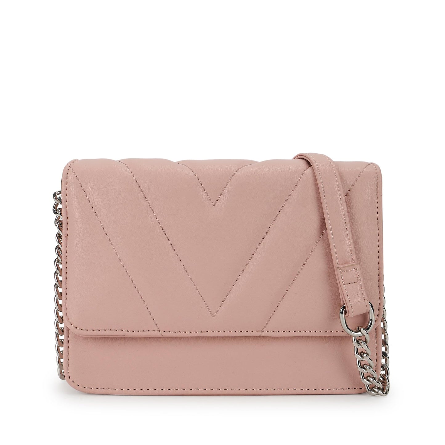 Fastrack Quilted Brunch Sling Bag for Women, Girls and Ladies | Ladies Purse Handbag | Made of Faux Leather