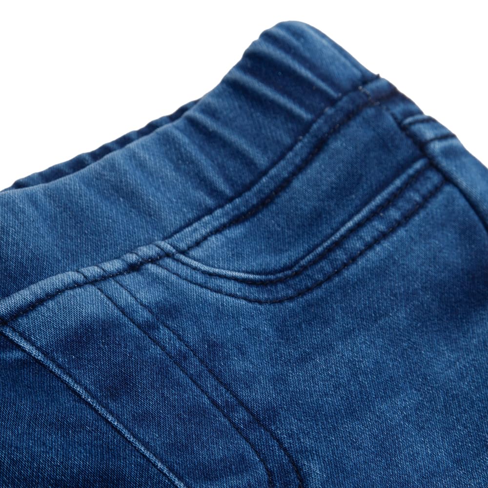 Hopscotch Girls Slim Fit Jeans in Blue Color For Ages (2-3 Years)