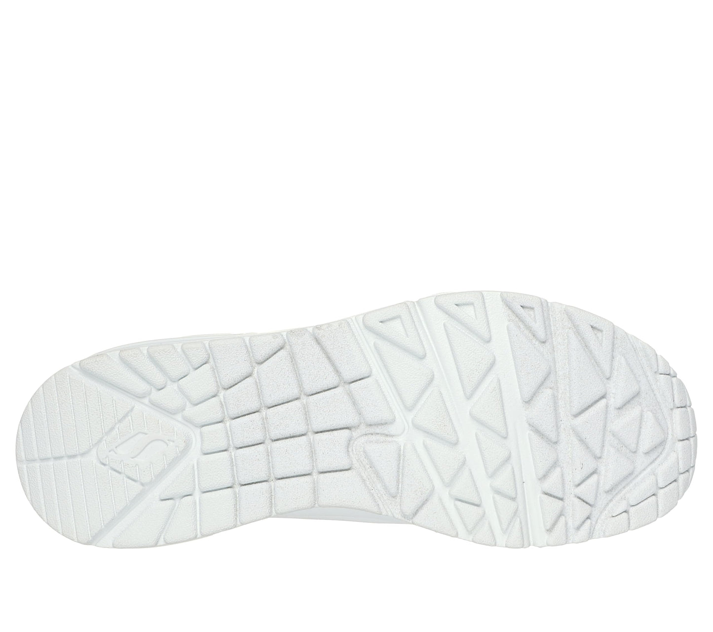 Skechers Womens UNO - POP Back White Hot Coral Casual Sneakers