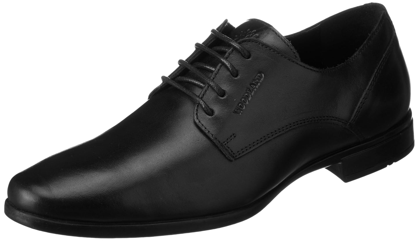 Woodland Men's Black Softy Formal Shoes-9 UK (43EURO) (GF 26133)