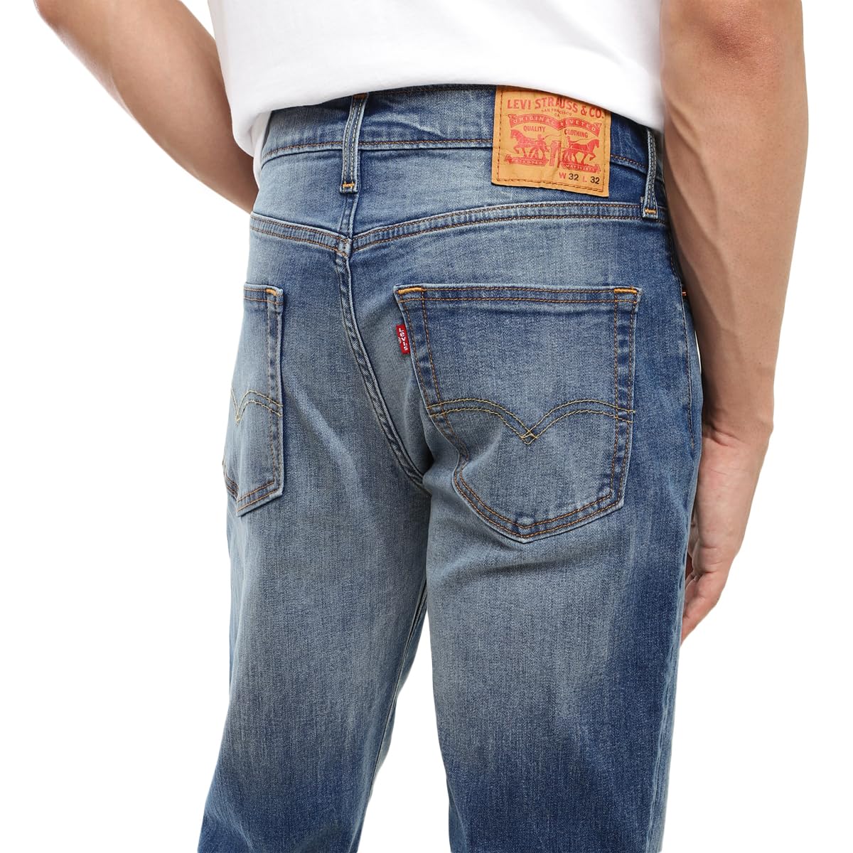 Levi's Men's Mid Rise Slim Jeans (A7087-0159_Blue, 32