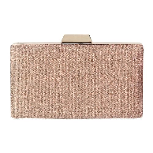 Mochi Womens Synthetic Rose Gold Clutch (One Size)