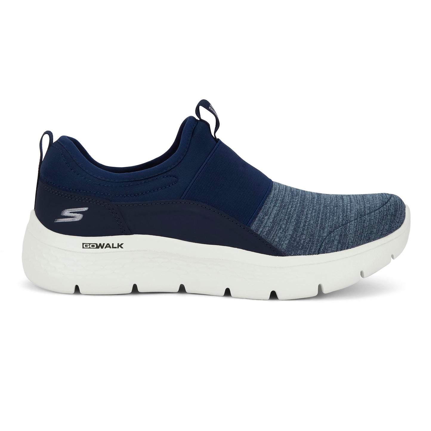 Skechers Womens GO Walk Flex Navy White Walking Shoes
