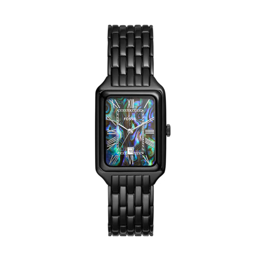 Fossil Stainless Steel Analog Black Dial Women's Watch-Es5340, Band Color:Black