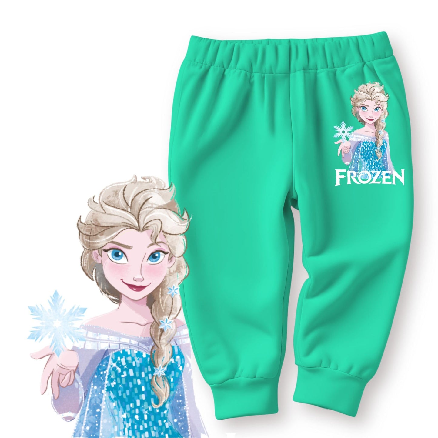 minicult Cotton Baby Pajama Pants with Frozen Character Prints(Frozen)(Pack of 5)(12-18 Months)