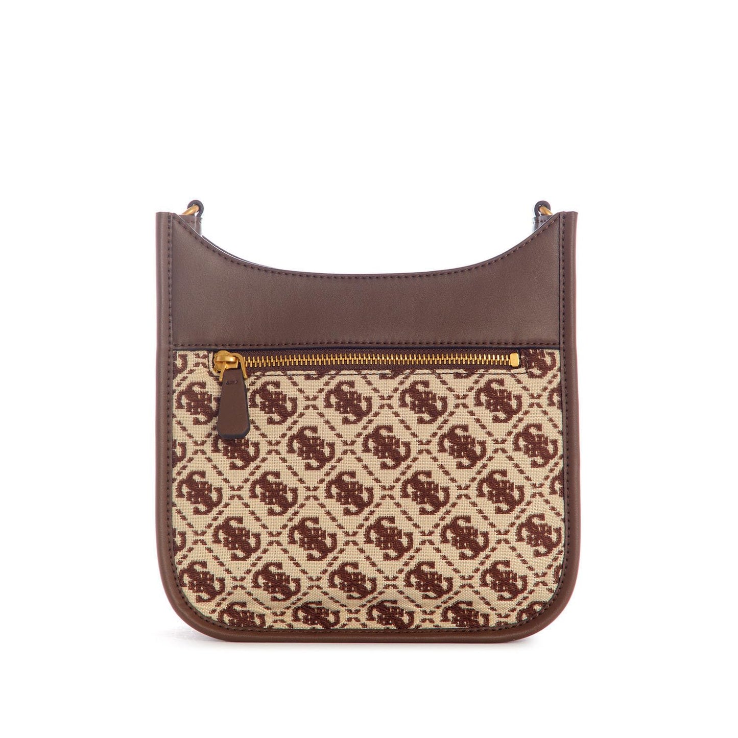 GUESS Women's Brown Printed Crossbody Bag| Ladies Purse Handbags | Gift For Ladies