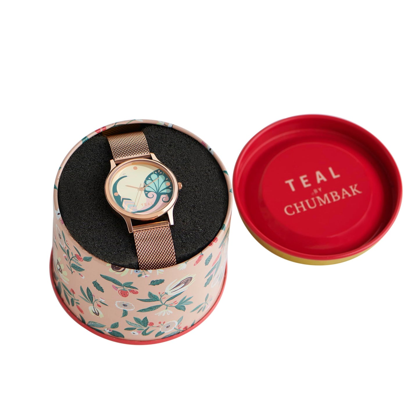 TEAL BY CHUMBAK Round Dial Analog Hand Watch for Women, Gifts for Women/Girls/Ladies, Stylish Fashion Watch for Casual/Work