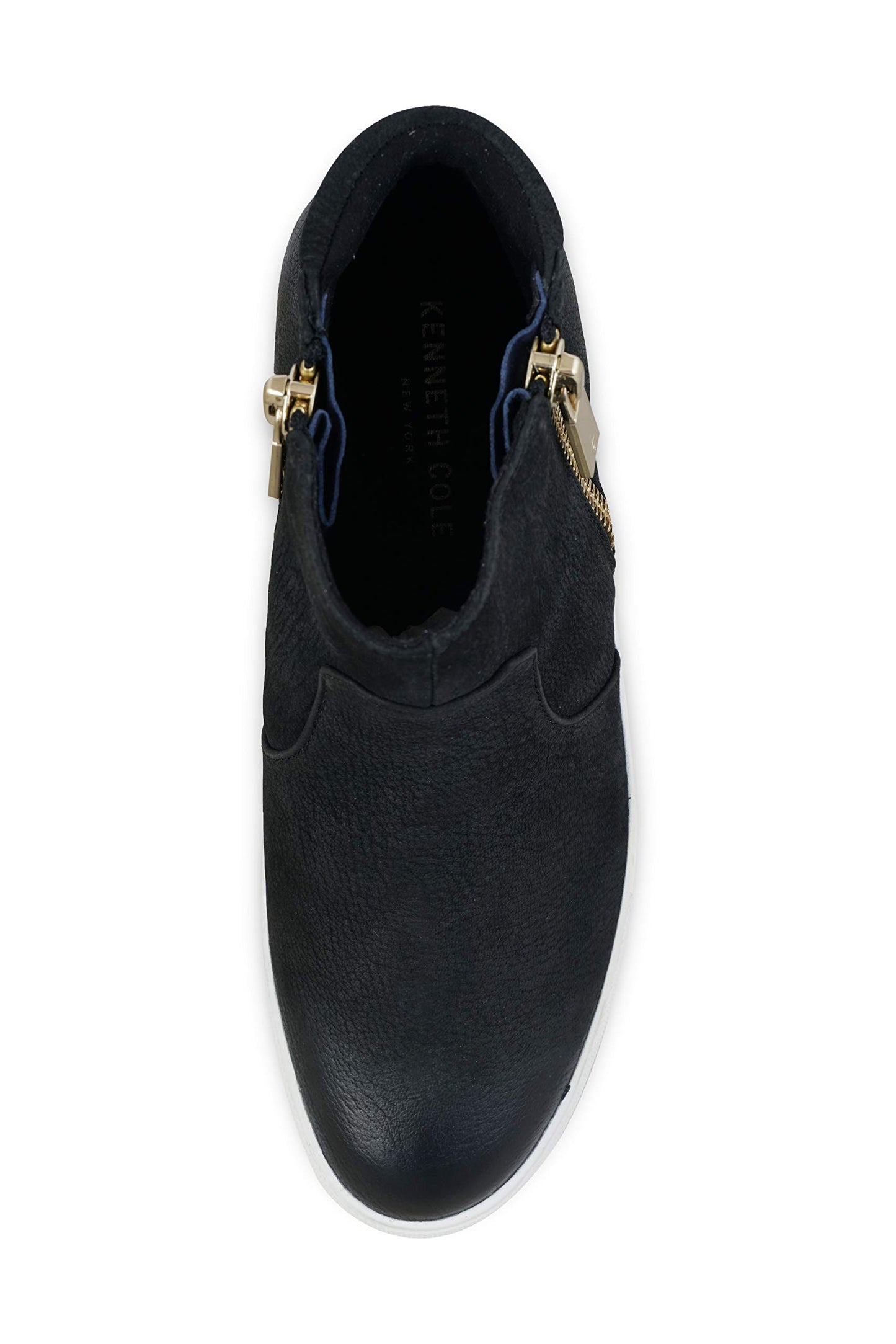 KENNETH COLE Wedge Heel Leather Booties For Women