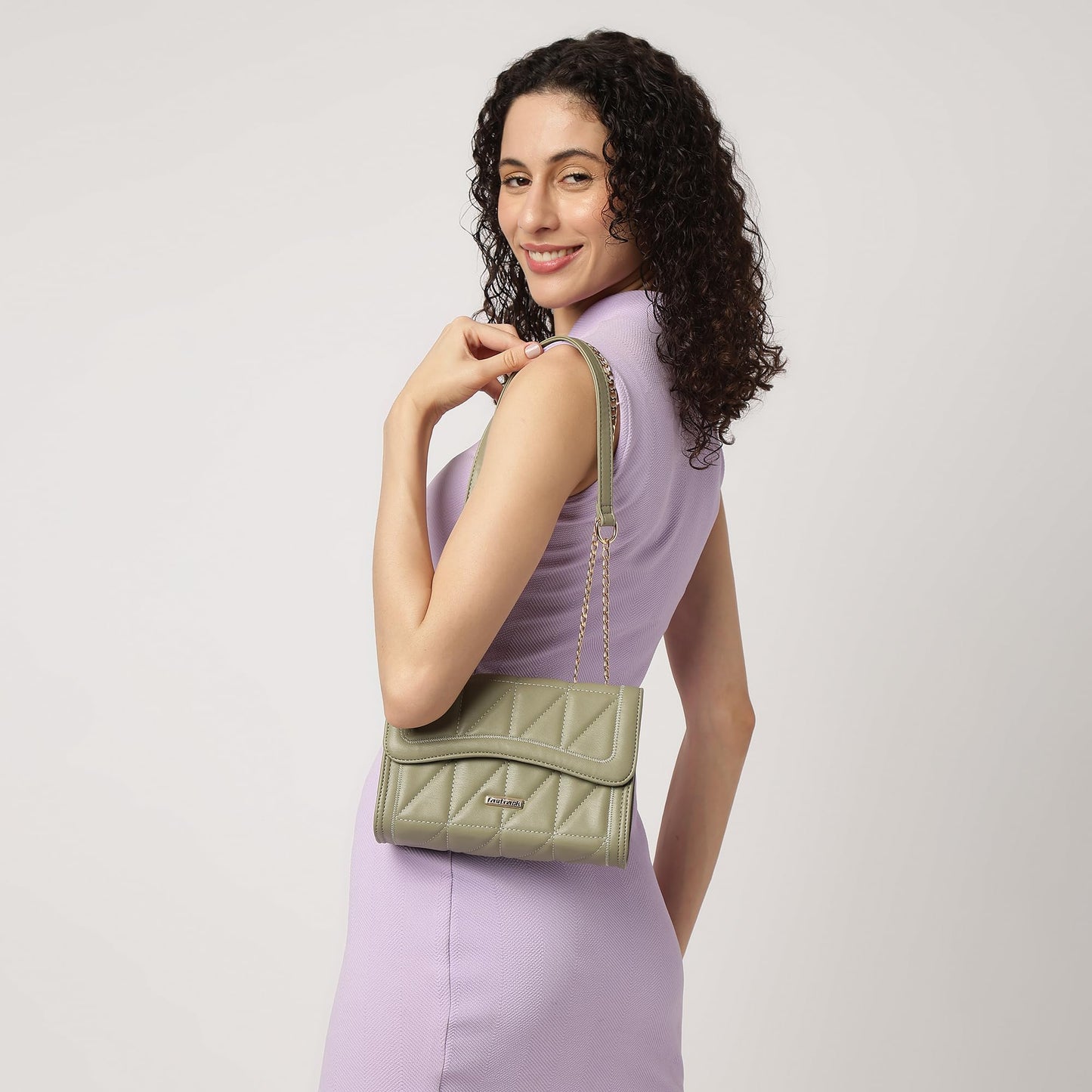 Fastrack Structured Quilted Sling Bag For Women, Ladies and Girls | Made Up of Premium Semi PU Leather Material
