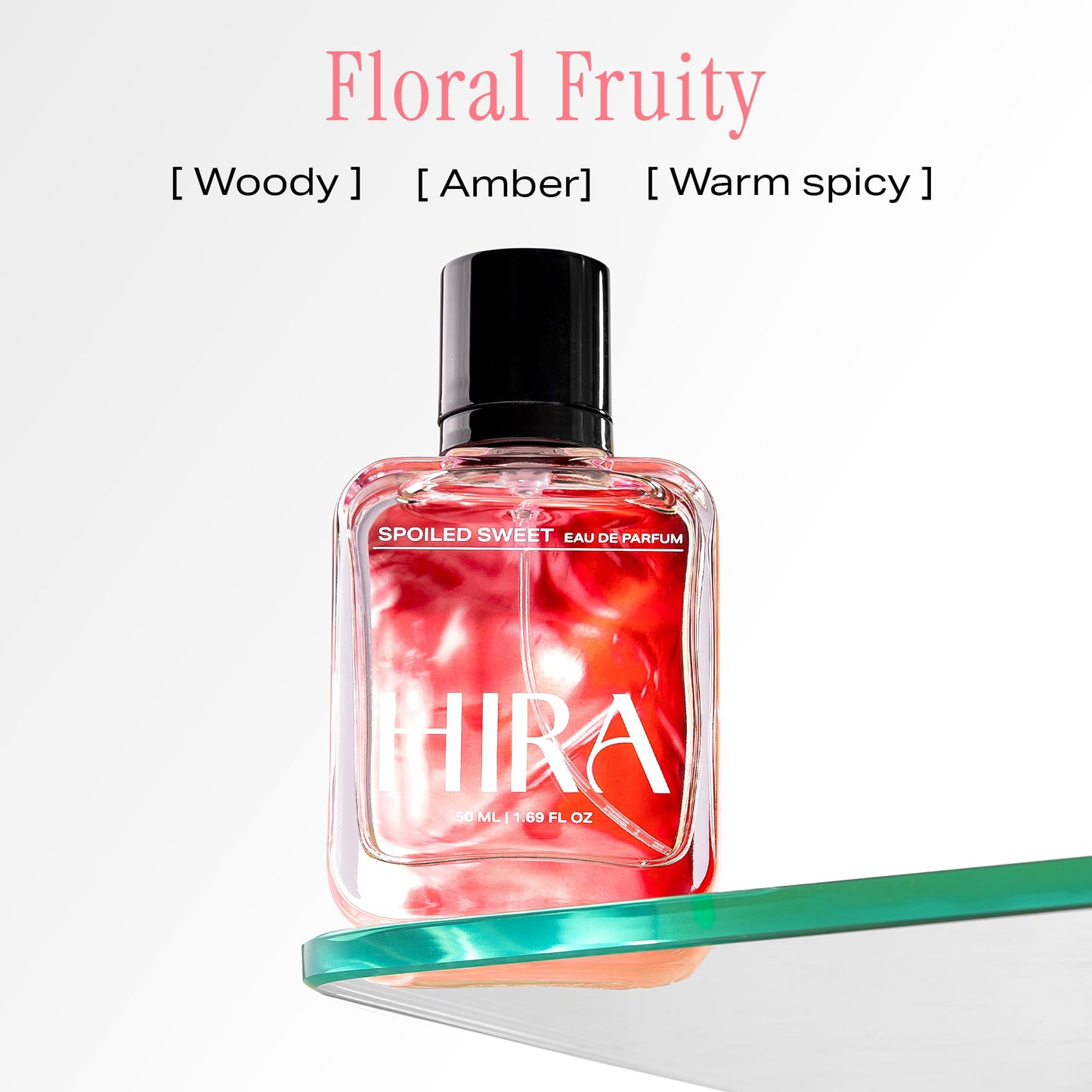 HIRA Spoiled Sweet Perfume for Women | Perfume for Women Long Lasting Smell | Best Women Perfume with Pear, Hazelnut & Vanilla Notes | Sweet & Fruity Everyday Fragrance | 50ml Eau De Parfum for Women