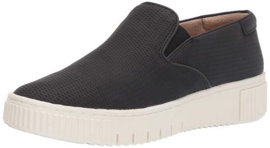 Women's Natural Soul, Tia Platform Sneaker, Black, 9.5