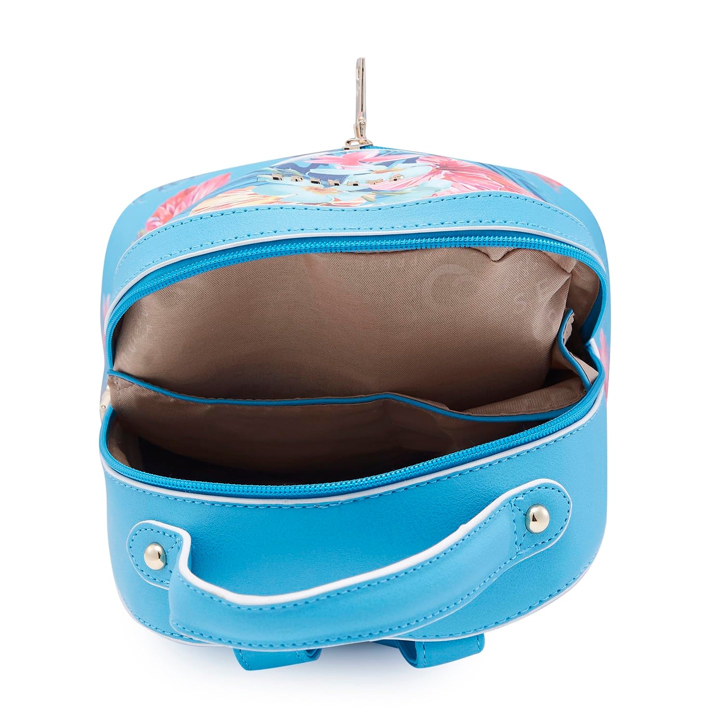 Caprese RENEE FASHION BACKPACK MEDIUM BLUE | WOMEN'S STYLISH BACKPACK | THE KIARA COLLECTION