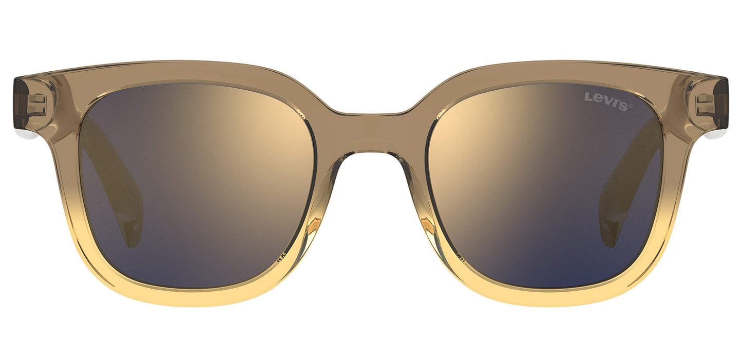 Levi's Lv 1010/S Rectangular Sunglasses, Brown, 48mm, 21mm
