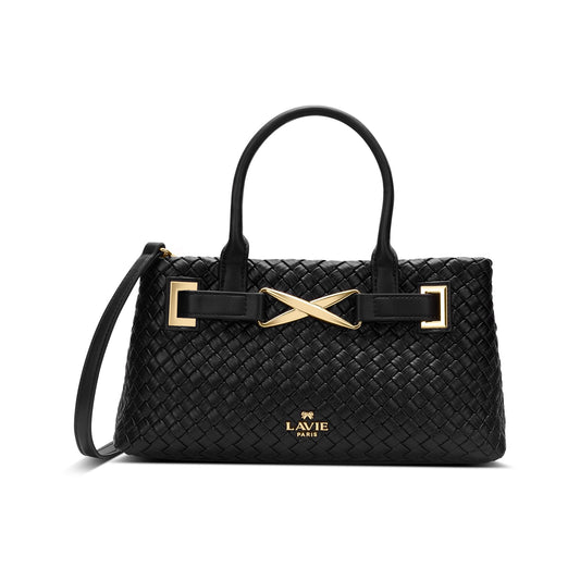 Lavie Paris Women's Bleuet HZ Medium Satchel Bag | Satchel Handbag for Work | Ladies Purse | Stylish Shoulder Bag | Gift for Women