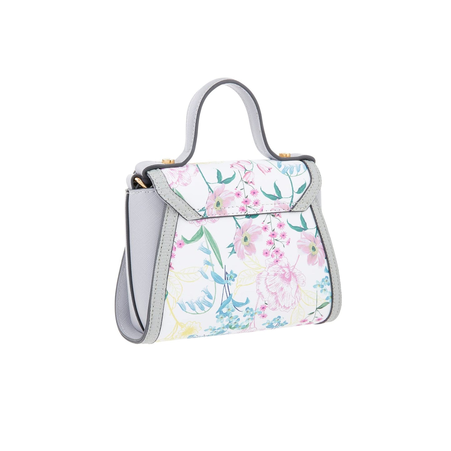 Accessorize London Women's Faux Leather Pastel-Multi Tilly Satchel