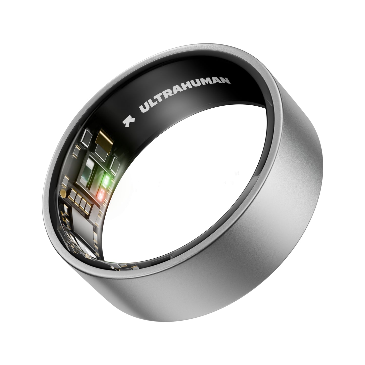 ULTRAHUMAN Ring AIR-Smart Ring Activity Tracker, Size First Sizing Kit,Sleep Tracker,Smart Ring for Men/Women,Fitness Tracker (Raw Titanium, 12)