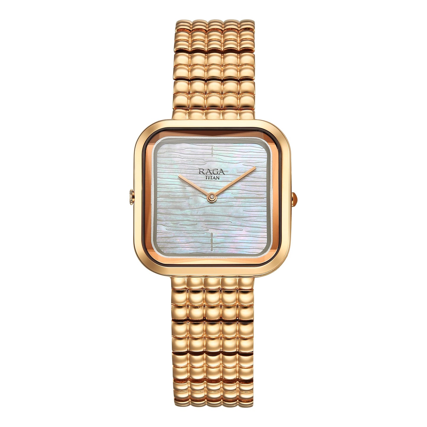 Titan Raga Glimmers Quartz White Shaped Dial Women's Watch | Water Resistant Watch | Watches for Women Analog - 95343WM01