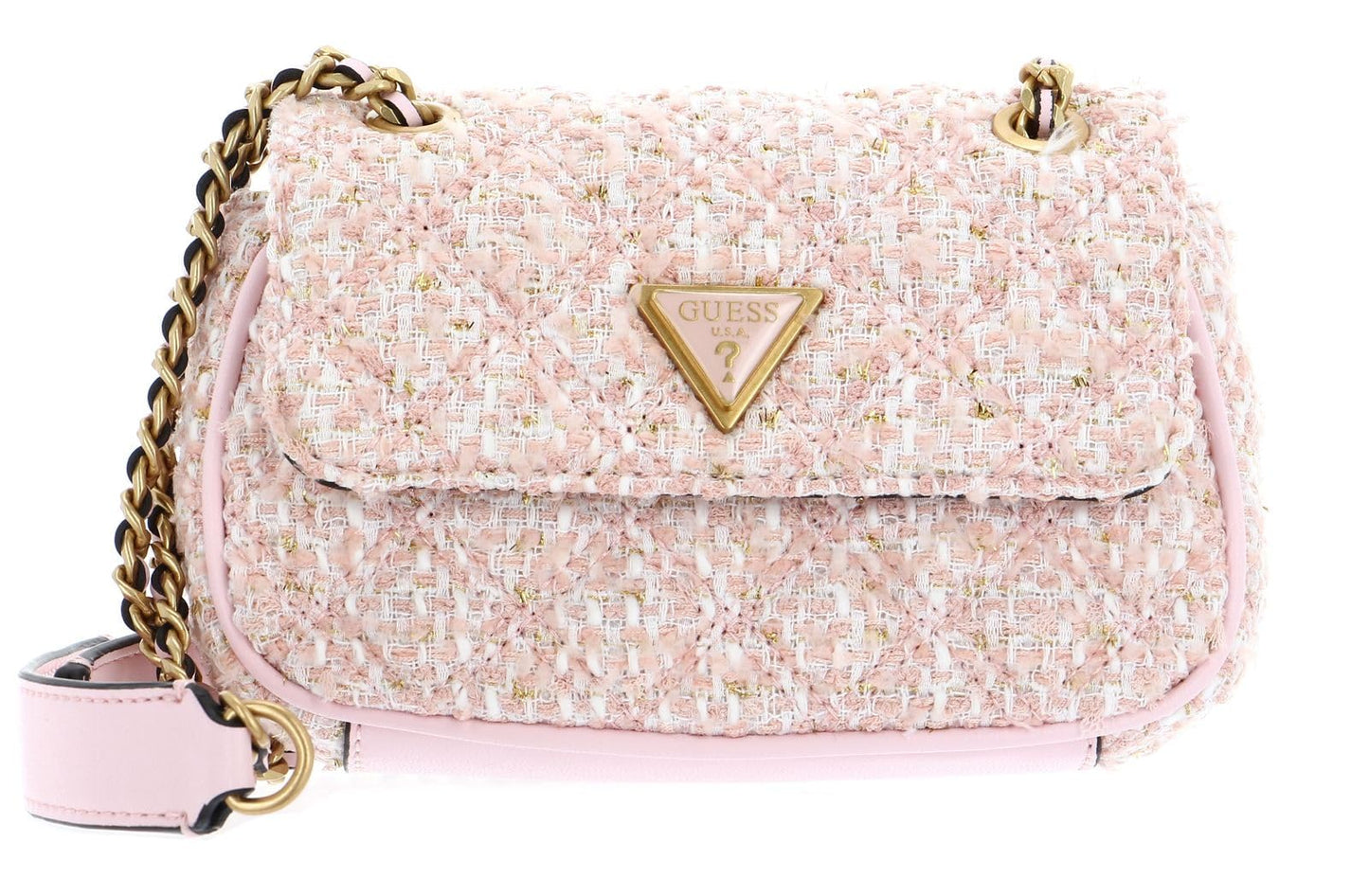 GUESS Women's Pink Textured Sling Bag| Ladies Purse Handbags | Gift For Ladies