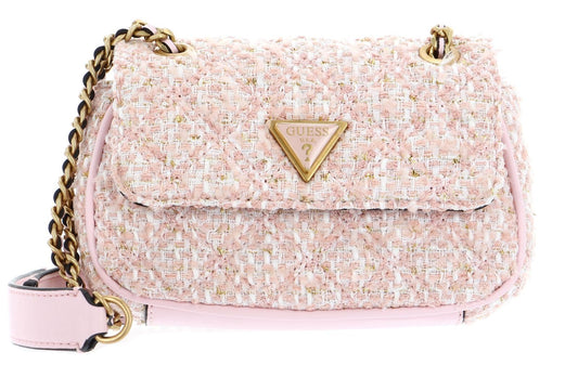 GUESS Women's Pink Textured Sling Bag| Ladies Purse Handbags | Gift For Ladies