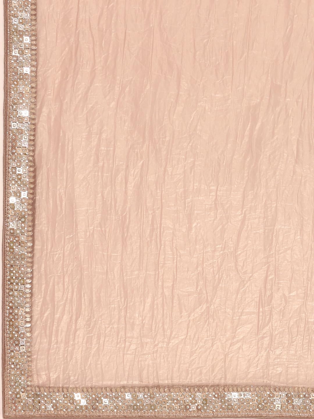 MOHEY Fawn Organza Embroidery|Stone Work Saree for Women