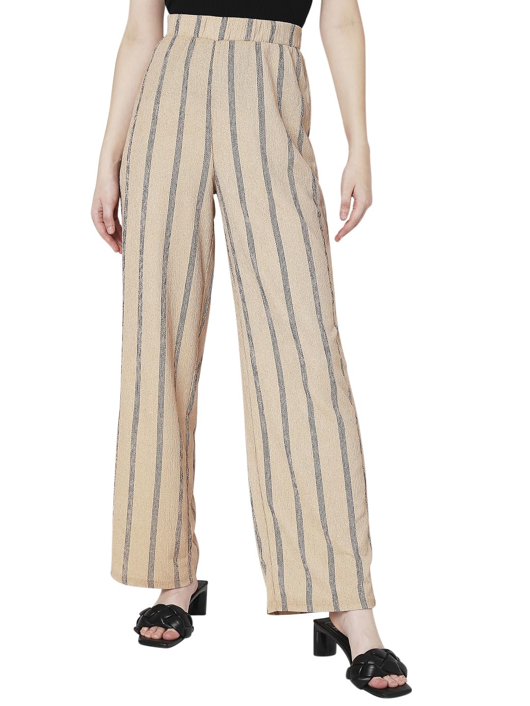 VERO MODA Straight fit Trouser (10297648_Sky Captain_XS)