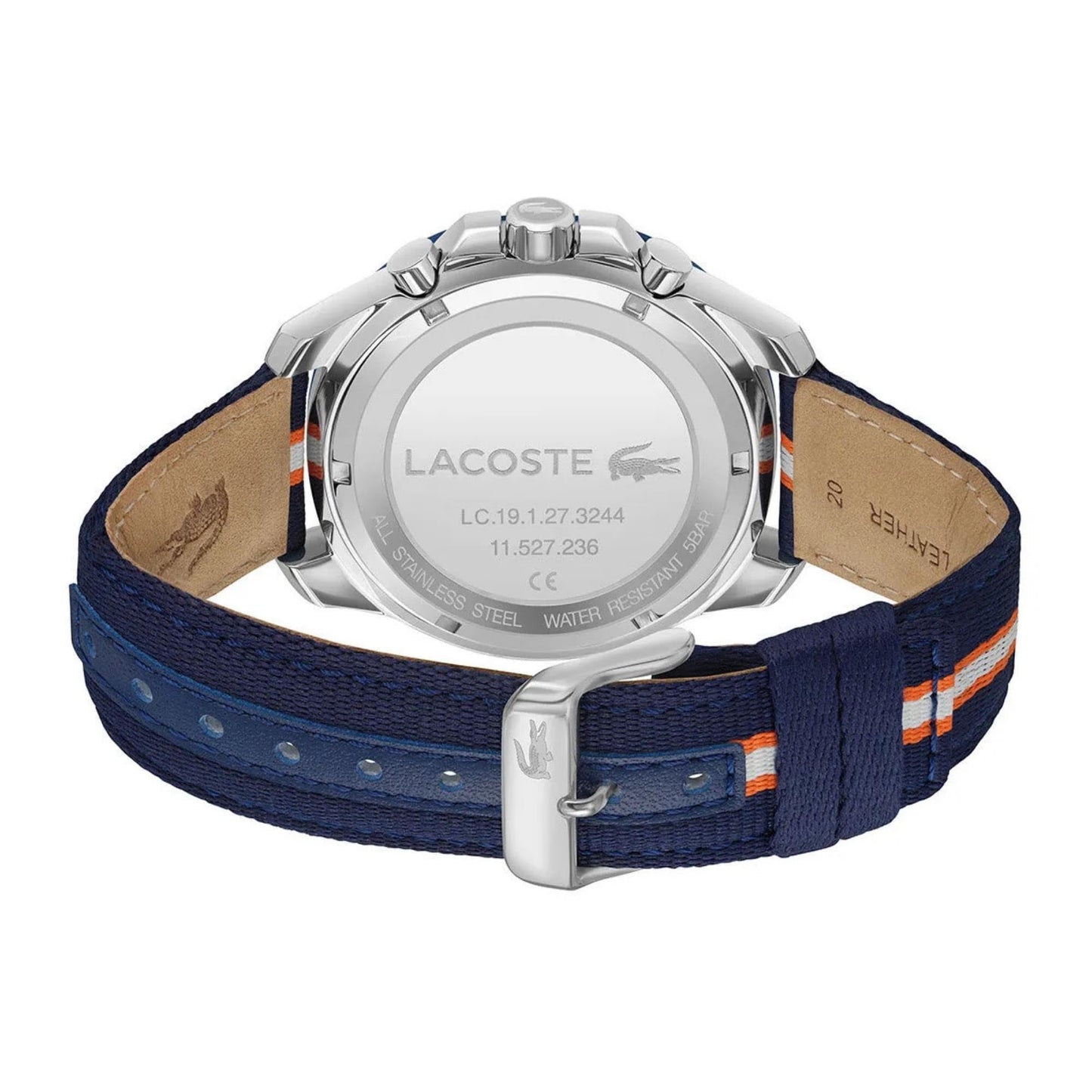 Lacoste Toronga Qtz Multifunction Round Dial Men's Watch | Nylon Material | Multicolor Color Band - 2011339