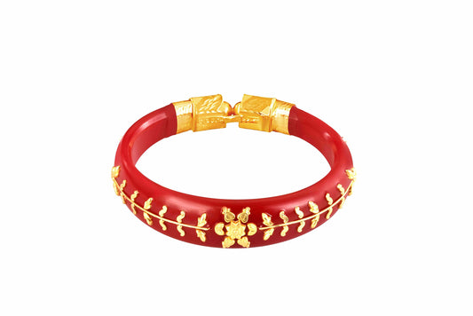 P.C. Chandra Jewellers 22k (916) Gold Wedding Bangle for Women (Yellow)