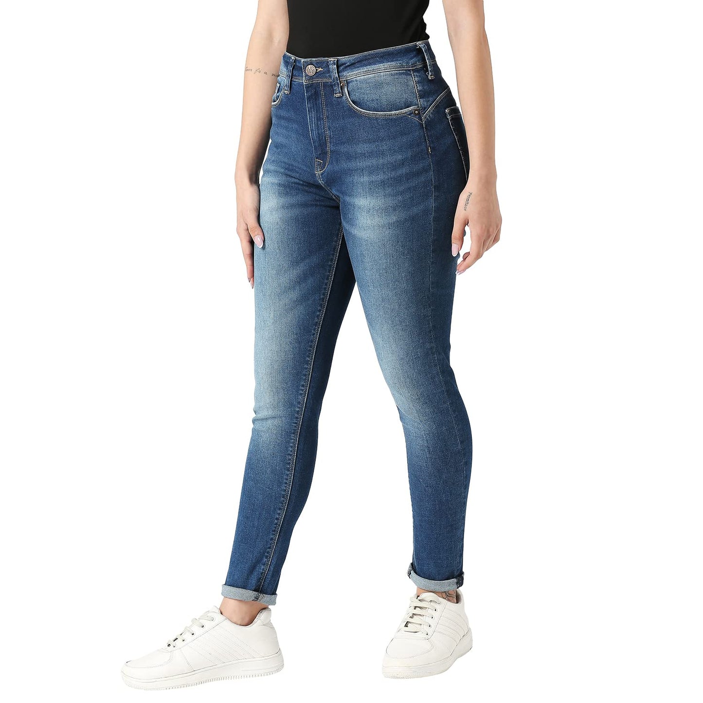 Pepe Jeans Ladies Skinny Jeans(Med Tint Used_32)