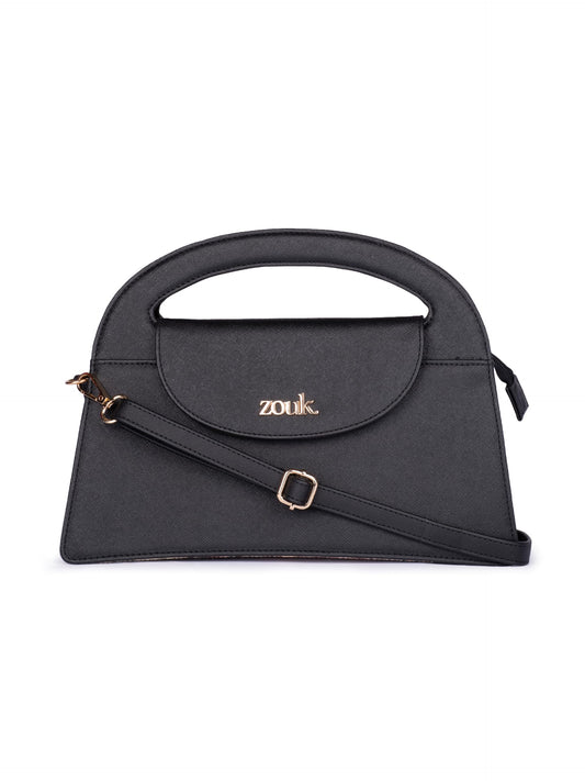 ZOUK Malabar Cascades Rhea Kapoor Sling Bag | Stylish Vegan Leather Crossbody Bag for Women | Browns