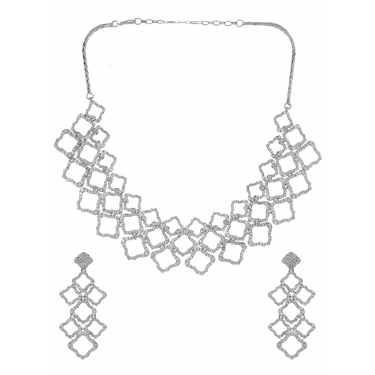 VOYLLA Taj Mehr Necklace Set For Women|Womens Jewellery Set|Gift For Women|Womens Gift|Gift For Her|