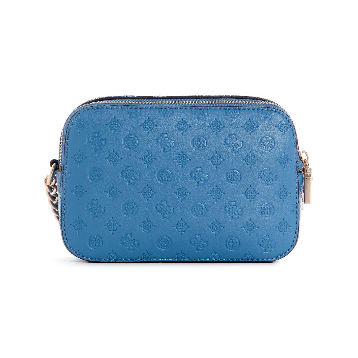 GUESS Women's Blue Pu Logo Camera Bag