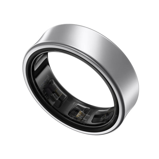 Samsung Galaxy Ring, with Smart AI, Size First W/Sizing Kit, No App Subscription, Fitness Monitor, Sleep Tracker, Up to 7-Day Battery, Size 14, Titanium Silver