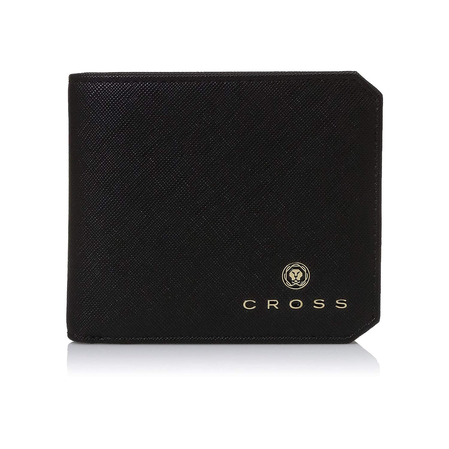 Cross Leather Wallets For Men Latest Gents Purse With Card Holder Compartment, Giftsfor Men -Black