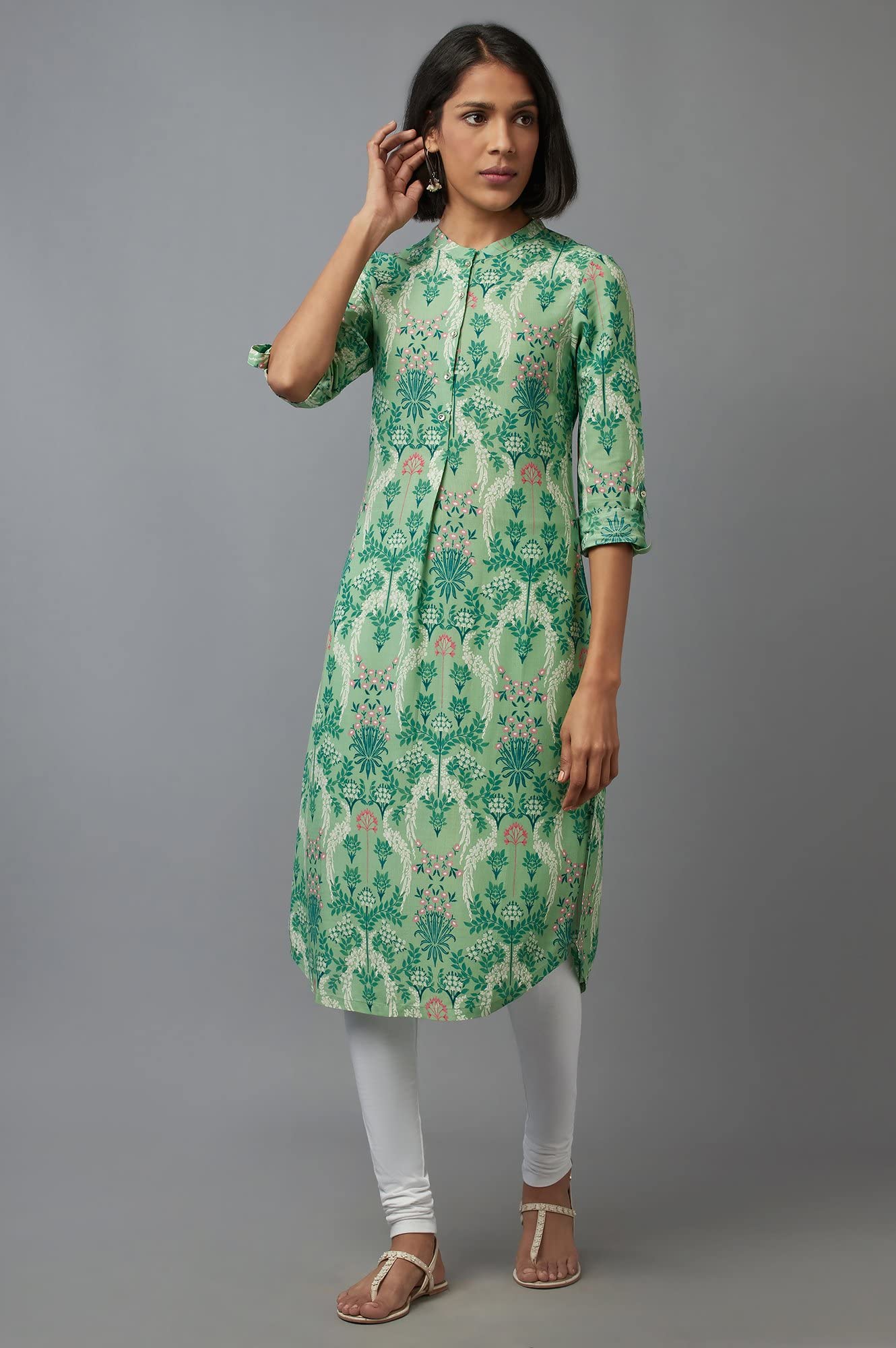 W Strechable Ankle Length for Women Churidar for Women | Ankle Length for Women | Leggings for Women | W for Woman