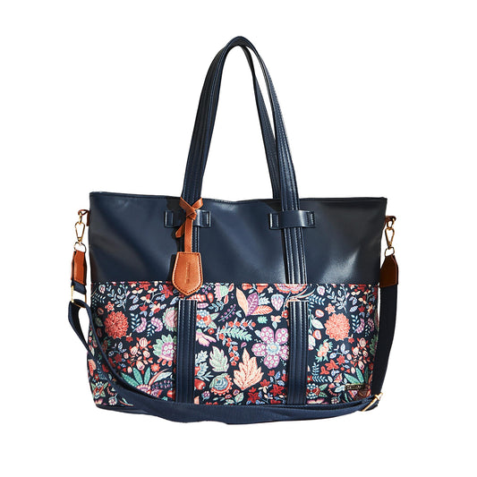 Chumbak Office Tote Bag for Women | Stylish Shoulder Bags for College | Professional Canvas Tote Bag | Laptop-Friendly College Bag