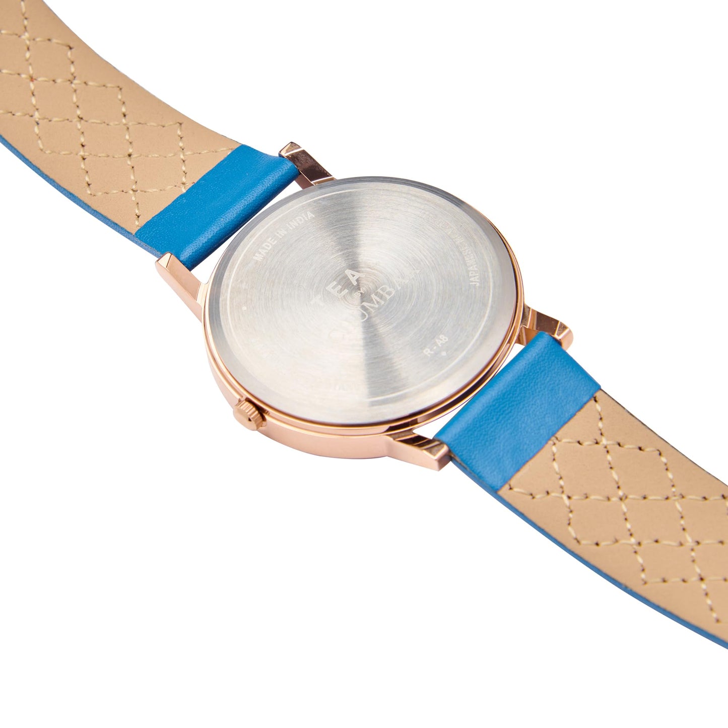 TEAL BY CHUMBAK Round Dial Analog Watch for Women,Chevron Collection,Stainless Steel Strap,Gifts for Women/Girls/Ladies