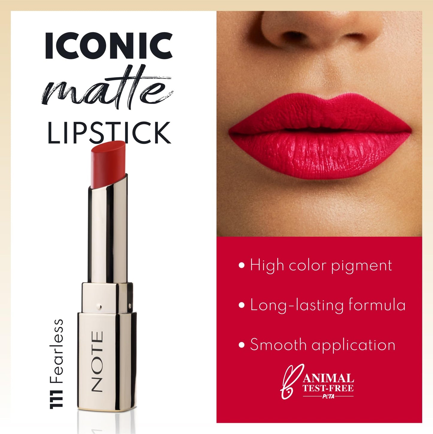 Note ICONIC MATTE LIPSTICK 111