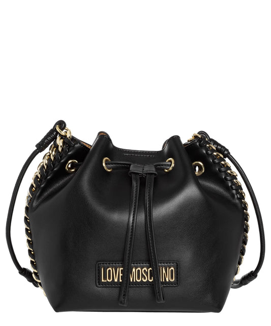 Love Moschino women bucket bag black, Black, One Size