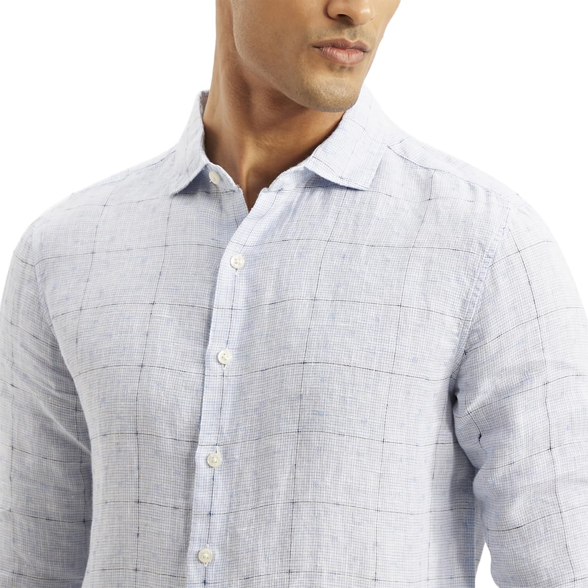Levi's Men's Checkered Slim Fit Shirt Blue