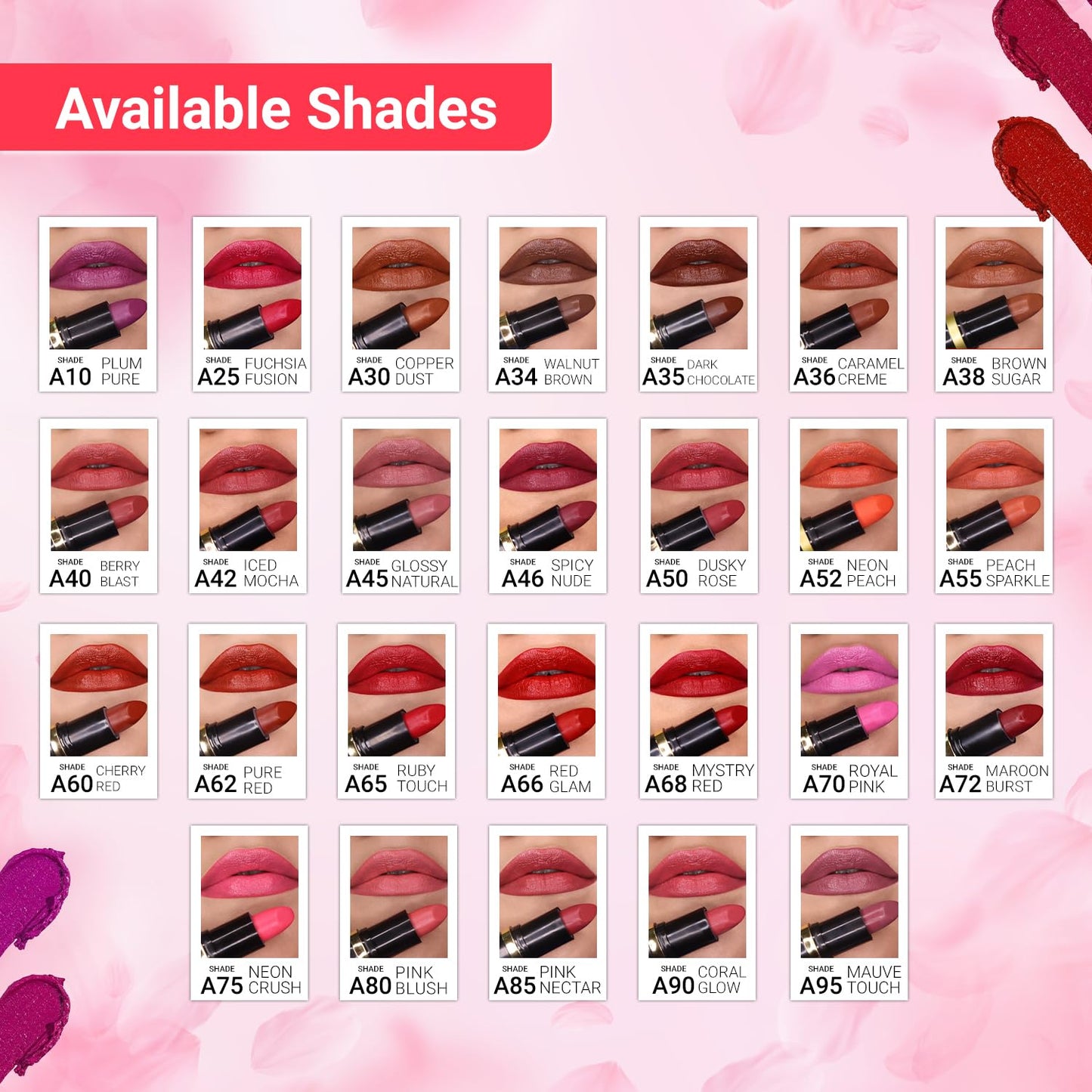 Iba Pure Lips Moisture Rich Lipstick for Women- A72 Maroon Burst, 4g | High Glossy, Creamy Finish & Smooth Texture| Hydrated Lips | Enriched with Vitamin E, Coconut Oil & Shea Butter | Intense Colour & Highly Pigmented | Lip Makeup