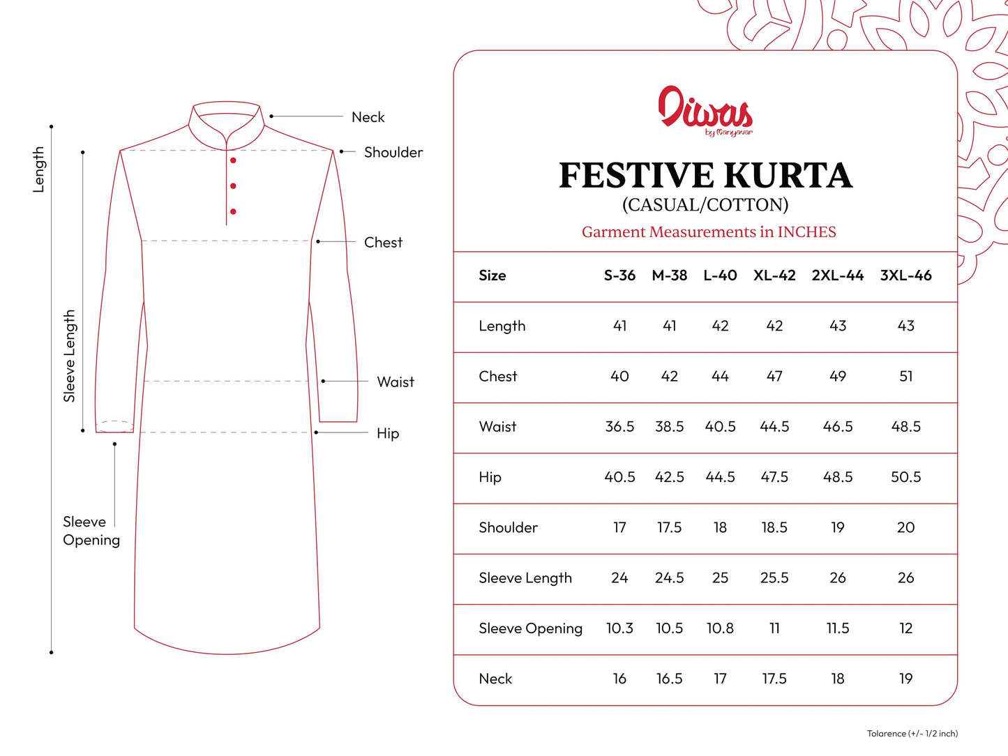 DIWAS BY MANYAVAR Men's Art Silk Solid Kurta (Fawn,XL)