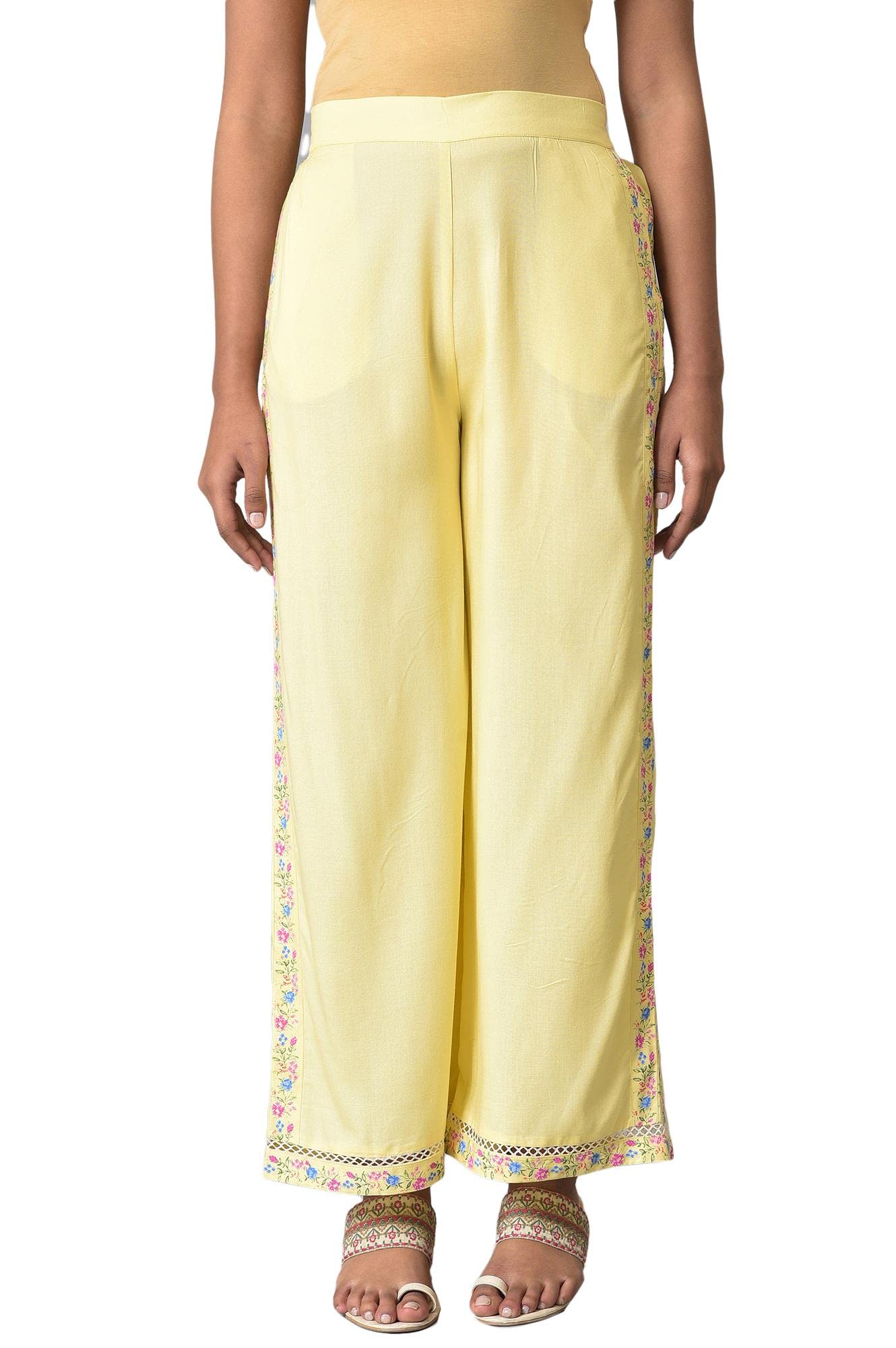 W Strechable Parallel Pants for Women | Trousers for Women | W for Woman