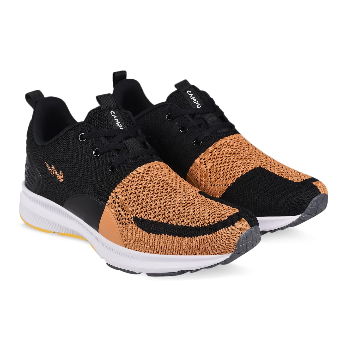 Campus Men's Newyork Running Shoes MSTD/BLK/SIL - 8UK/India