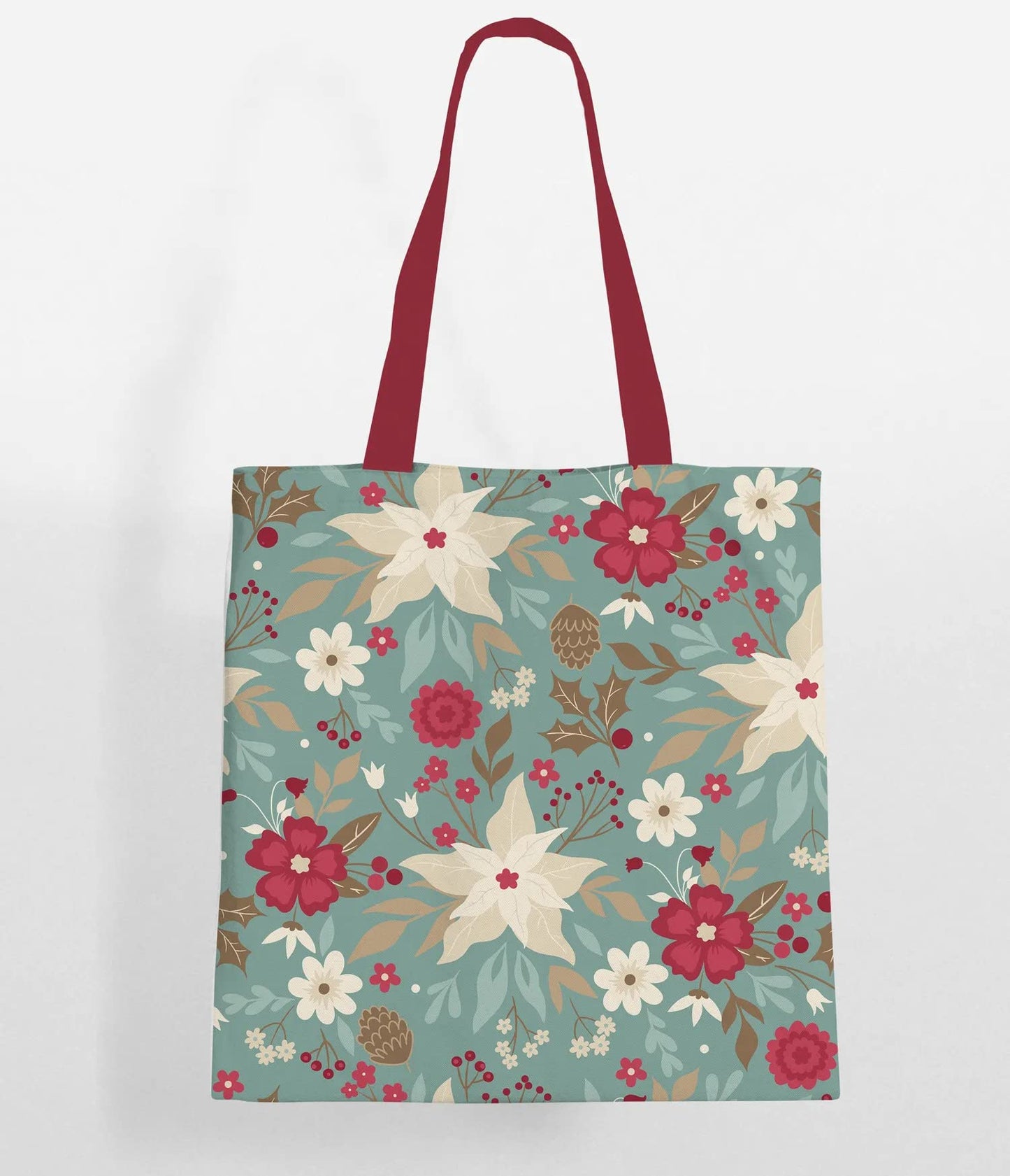 Purple Tree Canvas Tote - 1 Pc, Women's Printed Canvas Tote, Stylish Bags