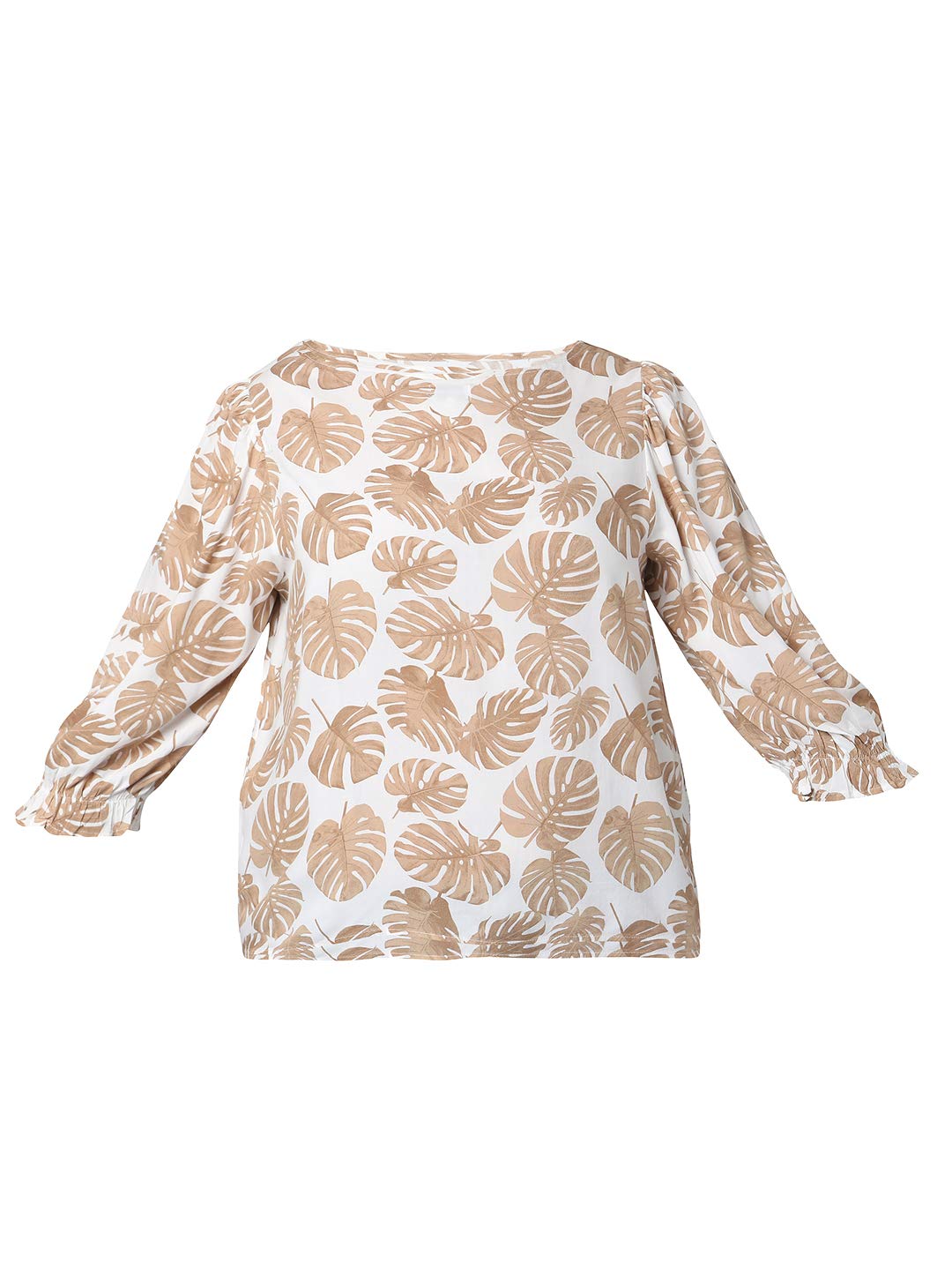 VERO MODA Women's Regular T-Shirt (10255912_Golden Haze M)